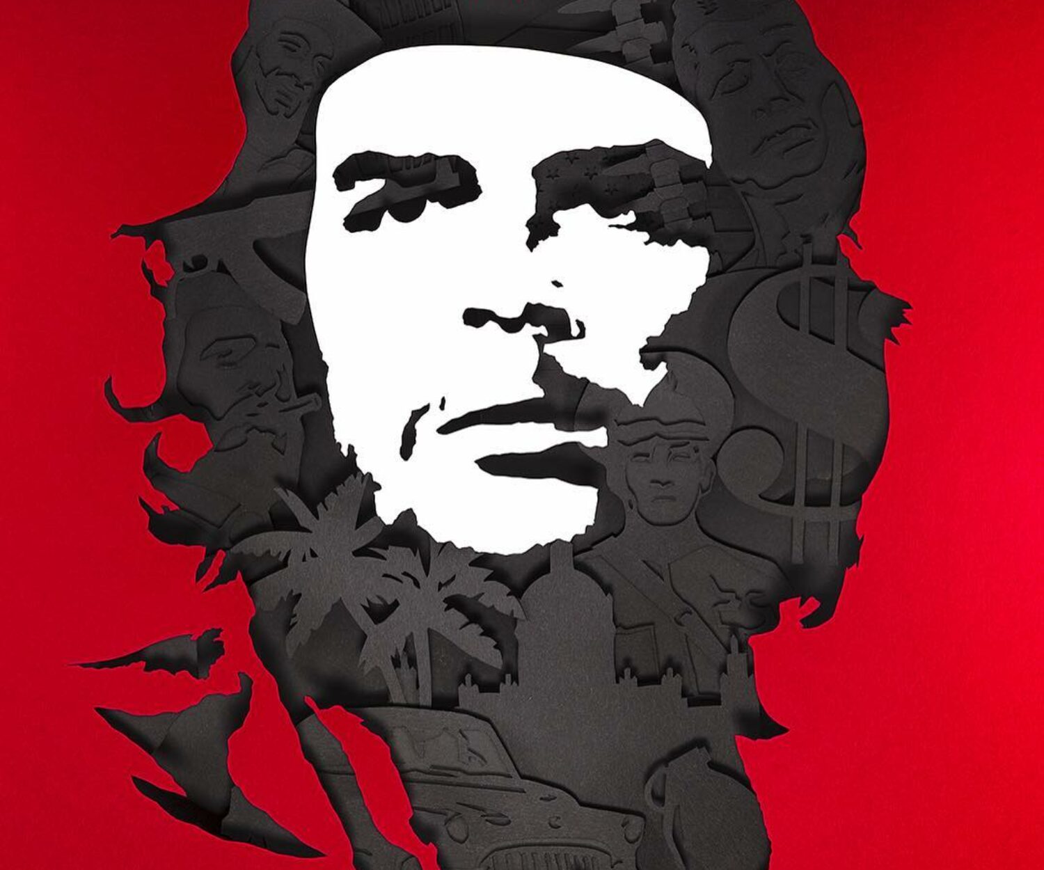 Che Guevara Paper Craft Illustration