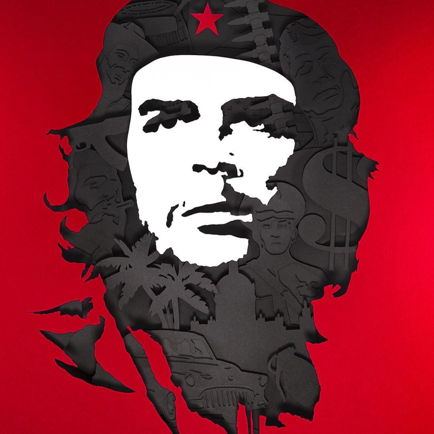 Che Guevara Paper Craft Illustration