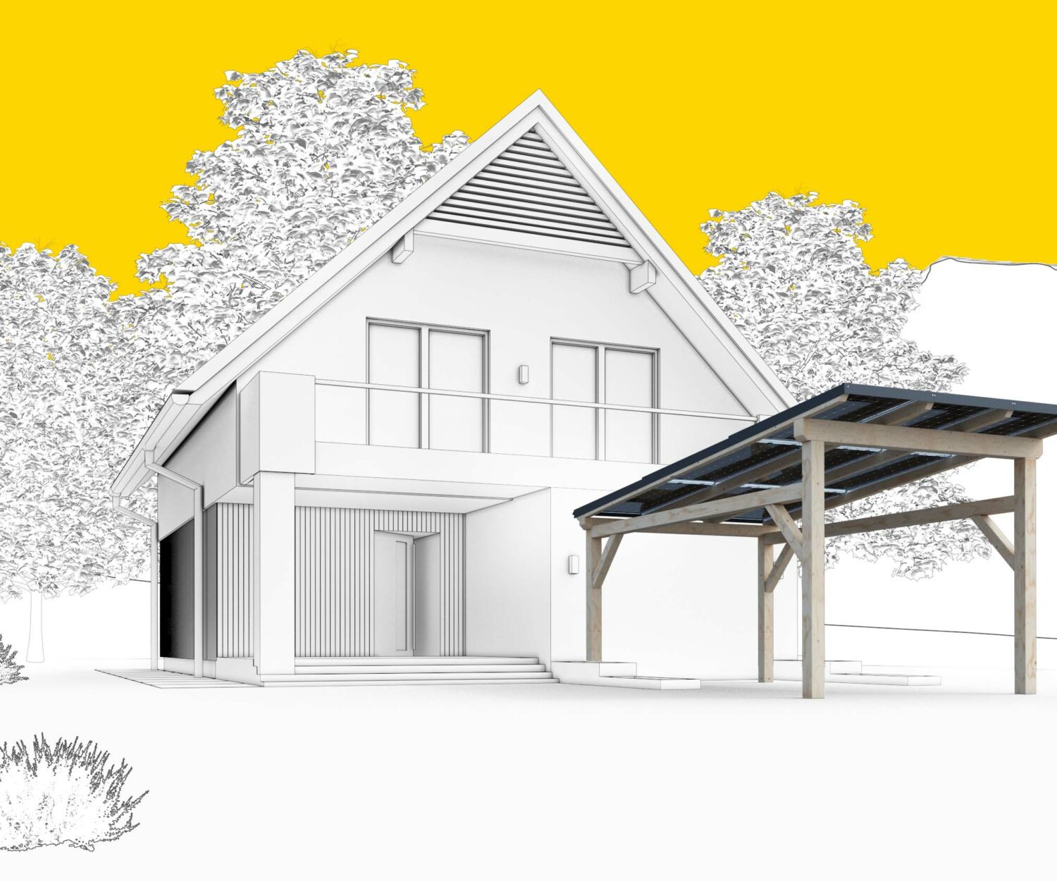 Luralux Holz Carport | Multi Awesome Studio